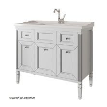 Caprigo Тумба с раковиной ALBION PROMO 100 см, белая