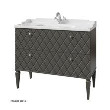 Caprigo Тумба с раковиной ROMA 100 см, графит