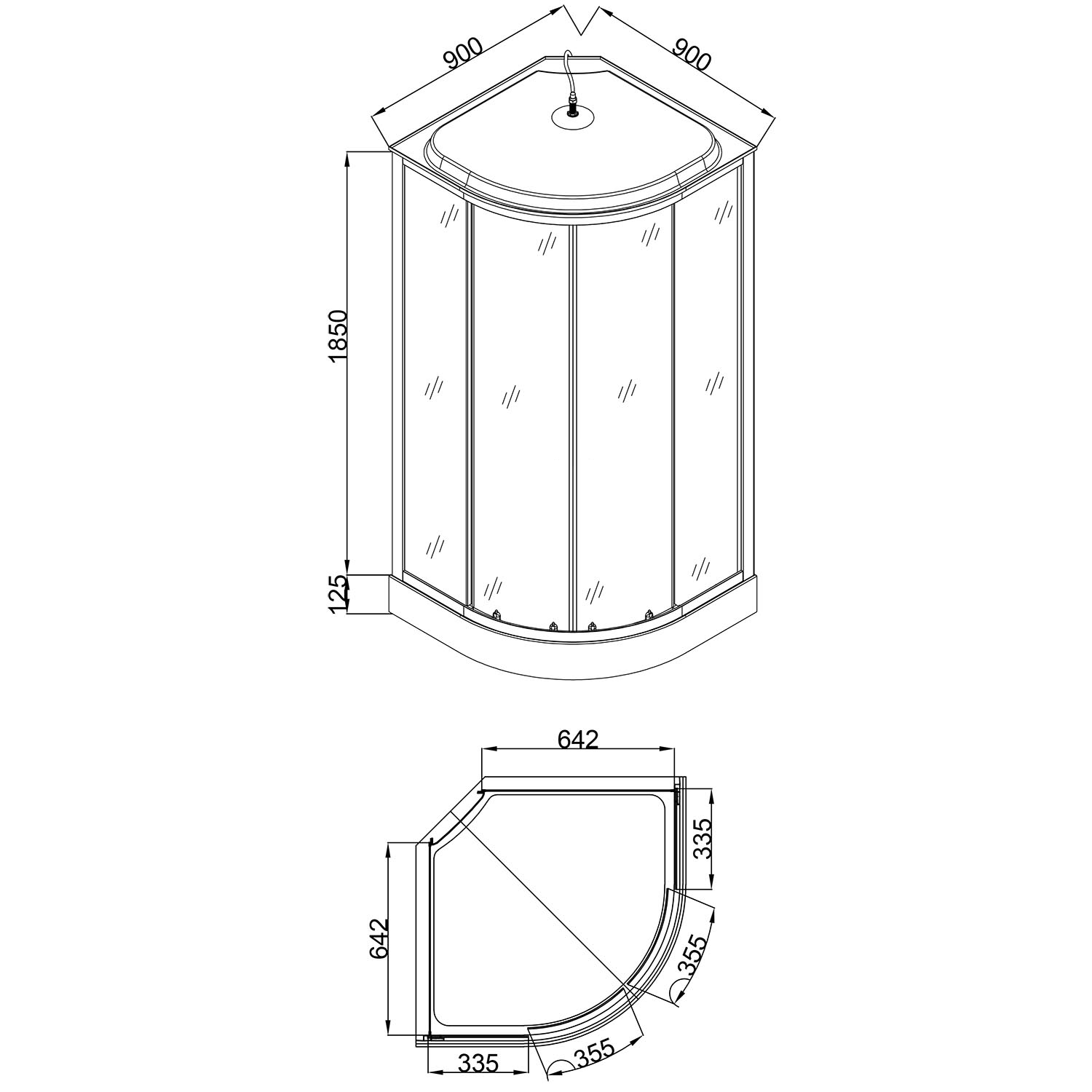 Приобрести loranto душевая кабина 900х900х2150 поддон 13см, белый кирпичный узор, матовое стекло 4мм, профиль хром (cs669013fw90)