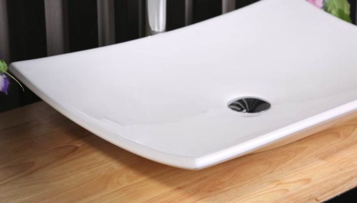 Приобрести раковина накладная ceramalux 67 см 78123в