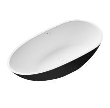 Grossman Отдельностоящая ванна Fly 160x80 см, черная GR-1102