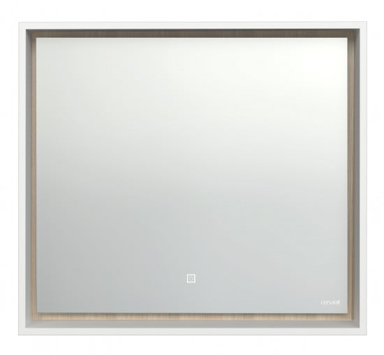 Приобрести зеркало cersanit louna 80, с подсветкой, белый