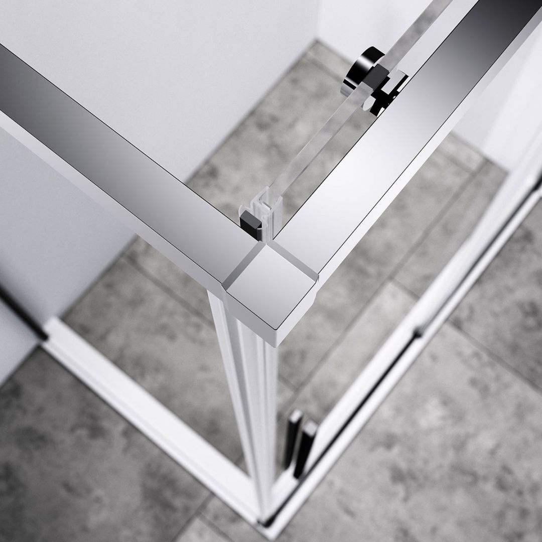 Приобрести vincea душевое ограждение slim-n 80х120 см, прозрачное, хром vsr-4sn8012cl