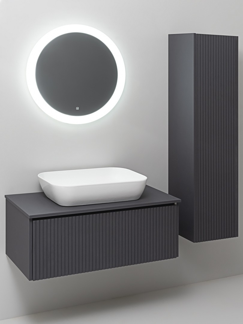 Приобрести aqua de marco тумба подвесная monaco 90см, графит