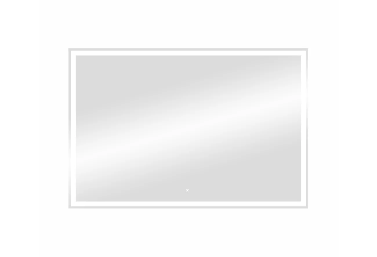 Приобрести continent зеркало с подсветкой mercury 120х80 см, белое