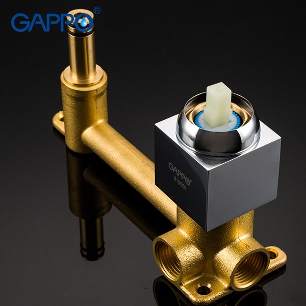 Приобрести gappo смеситель для раковины g1007-2, настенный, хром 99766