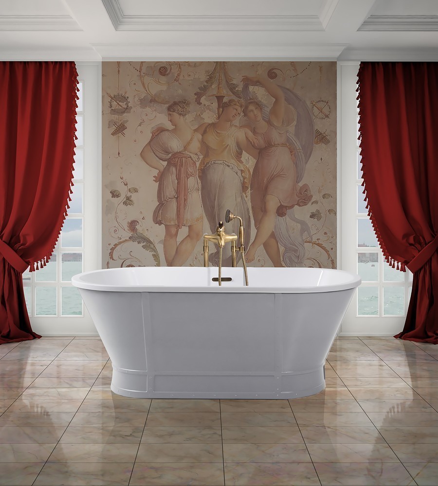 Приобрести ванна акриловая отдельностоящая belbagno 170х80 см, bb35