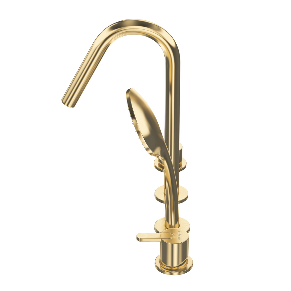 Приобрести cezares смеситель на борт ванны leaf-bvdm4-sr