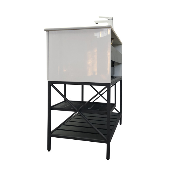 Приобрести сomforty тумба с раковиной бредфорд-90 белый глянец