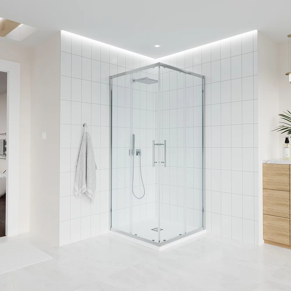 Приобрести veconi душевое ограждение evo 110х90 см, хром, прозрачное e3-ch-11090-01-c9