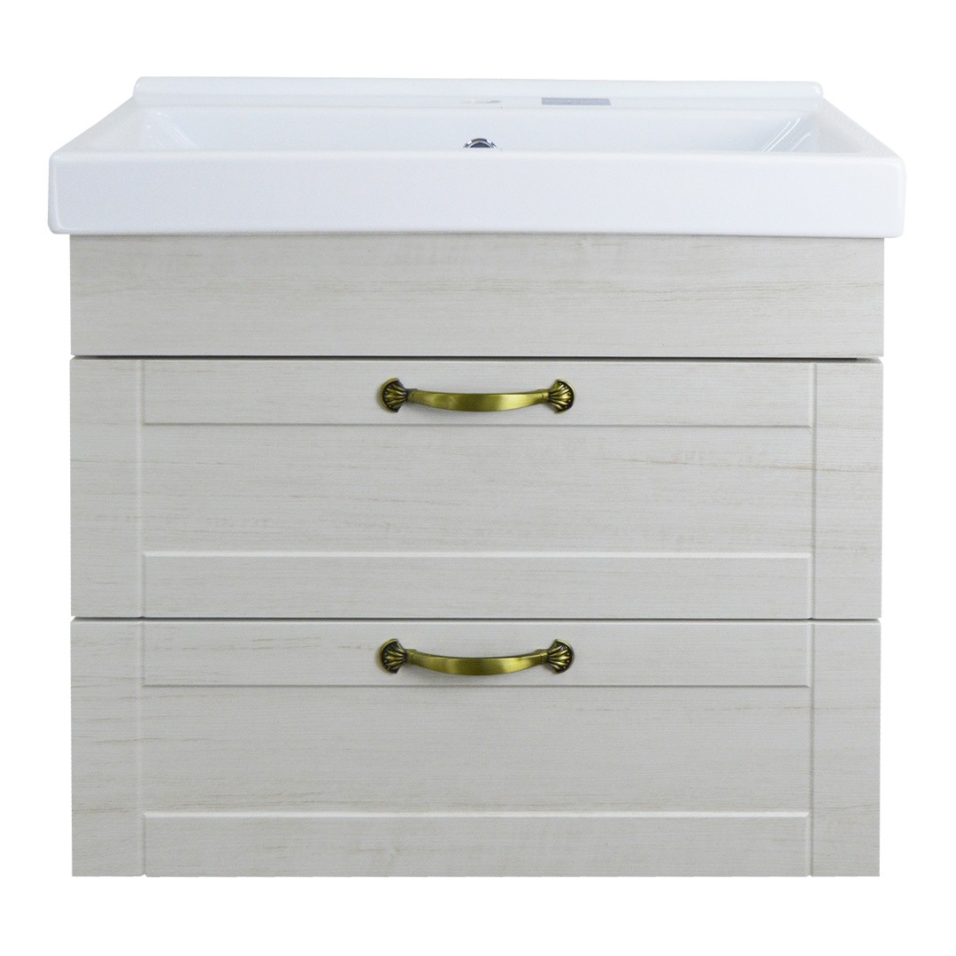 Приобрести loranto тумба подвесная с раковиной amelia 60х60 см, белая (cs00048073)