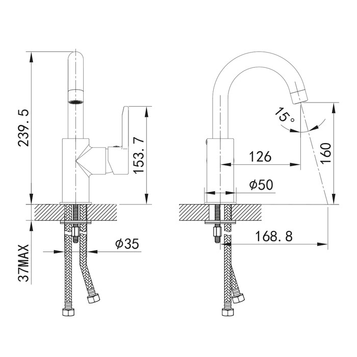 Приобрести iddis смеситель для раковины sena 239,5 мм, хром, sensbr0i01