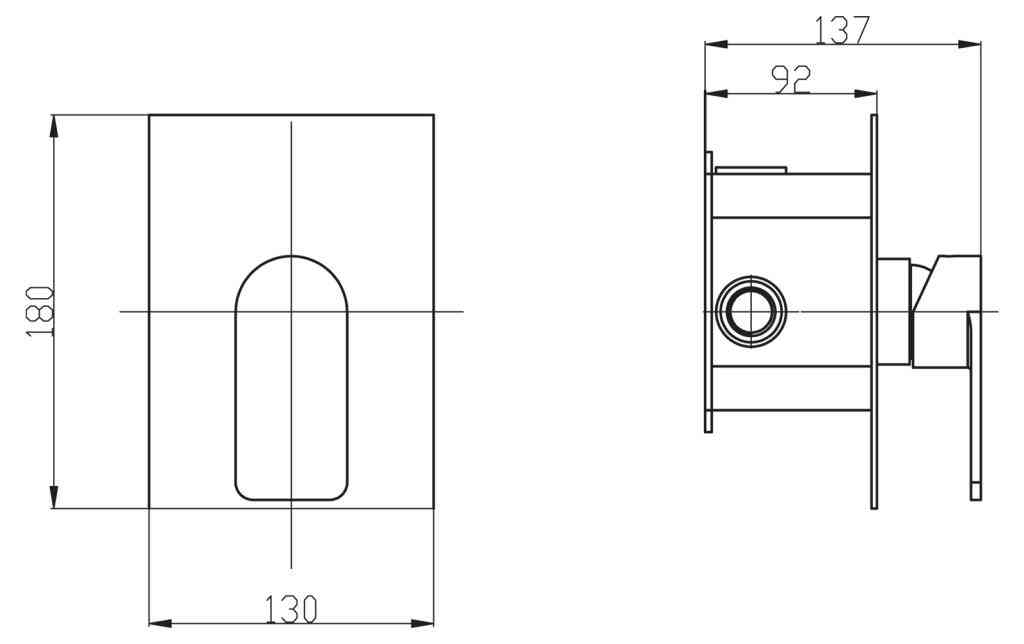 Приобрести belbagno смеситель для душа nova, сатин nov-dasm-in