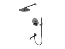 Hayzburg Встраиваемая душевая система, графит HB-2001GG