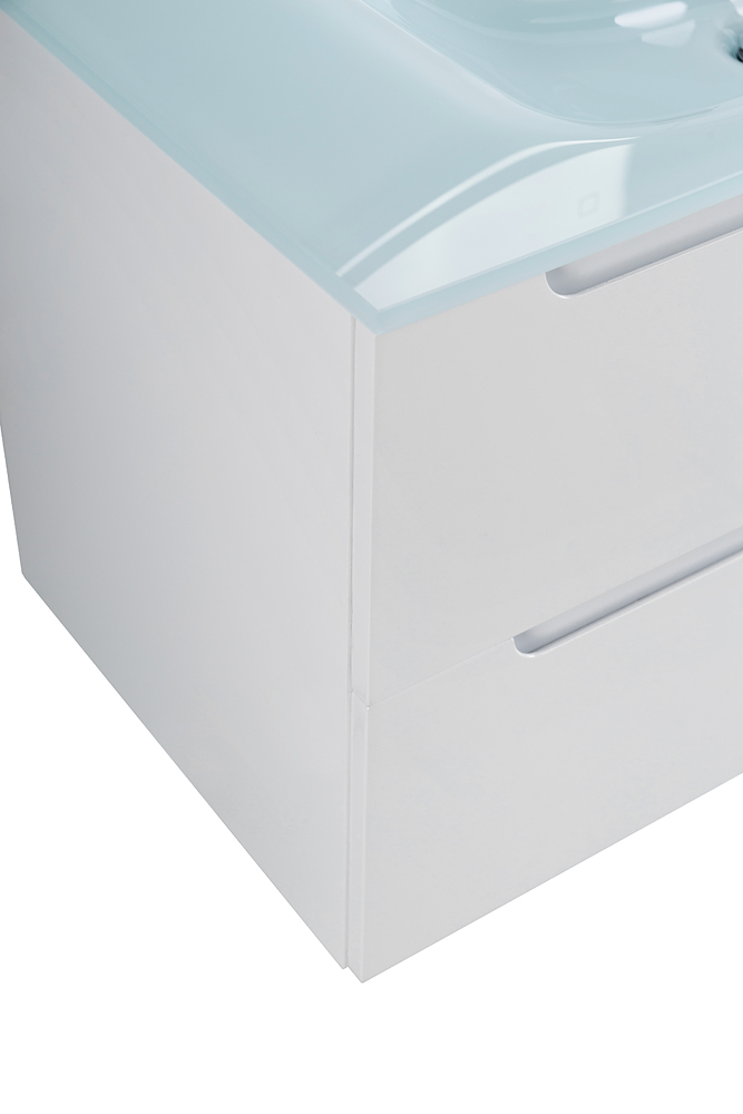 Приобрести belbagno тумба с раковиной etna 100 см, подвесная bianco lucido, стеклянная раковина