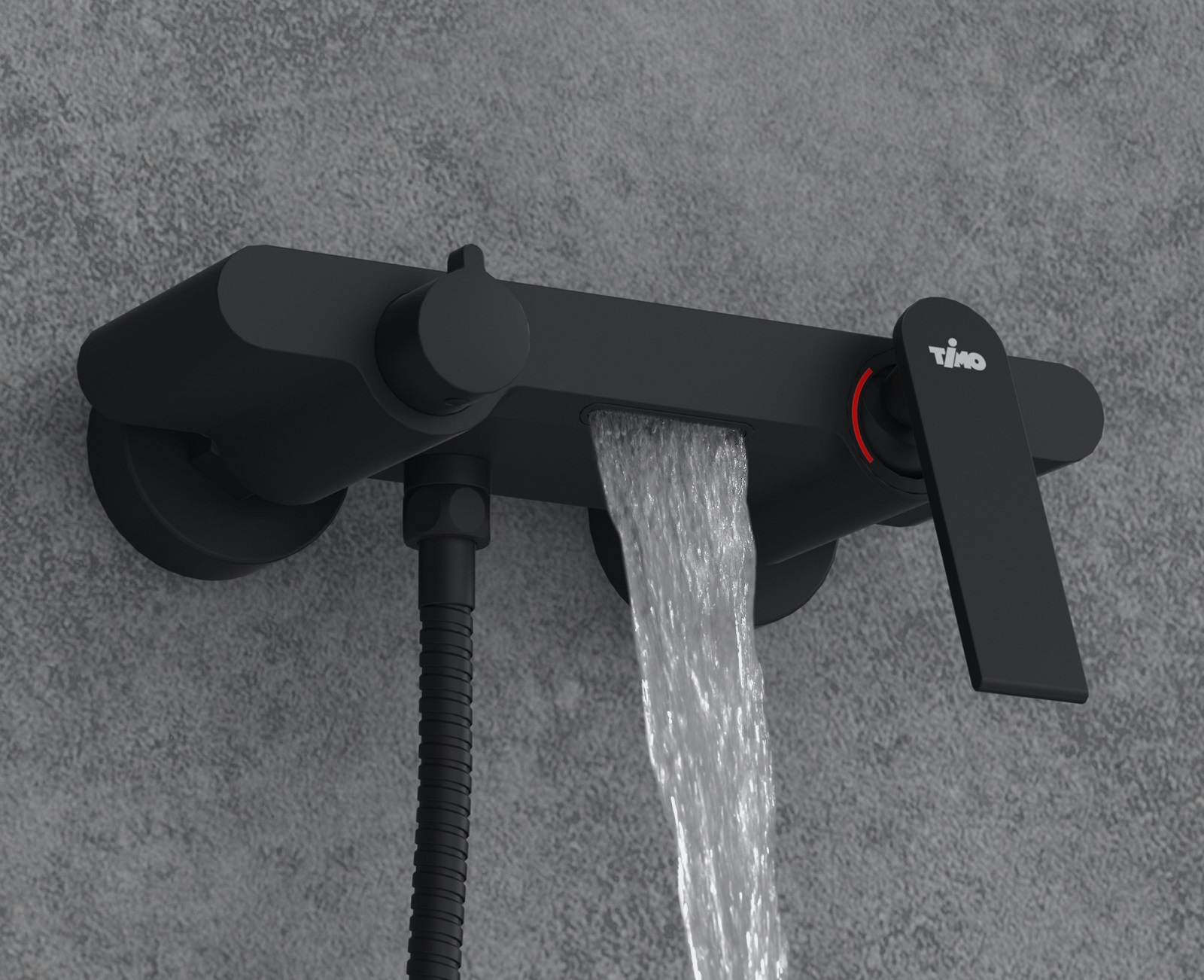 Приобрести смеситель для ванны с душем timo anni 2714/03y черный