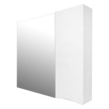 Loranto Зеркало-шкаф Santorini 80х70 см, правый, белый (CS00086970)