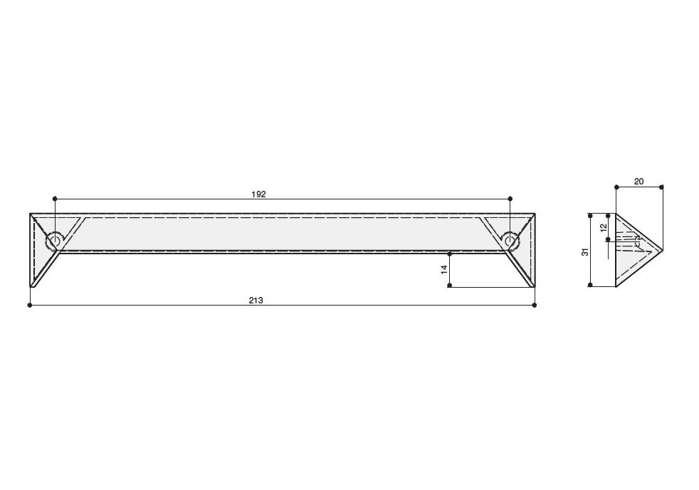 Приобрести мебельная ручка belbagno aurora 6831/032, черный матовый