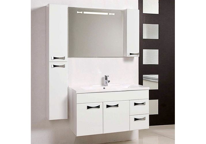 Приобрести зеркало шкаф акватон диор 120 см, правое, цвет белый