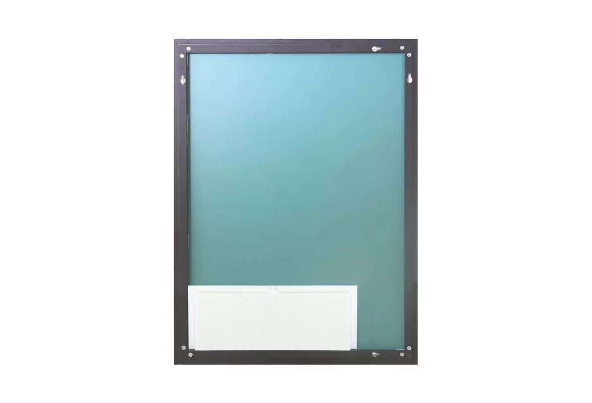 Приобрести continent зеркало с подсветкой stage грэймуар 60х80 см, серый муар