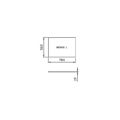 Приобрести торцевая панель для ванны ravak city 80 см x000001108 l