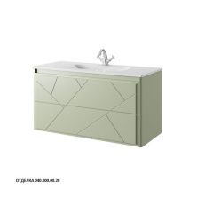 Caprigo Тумба с раковиной TIBET - LOTTO 105 см, зеленая, эмаль