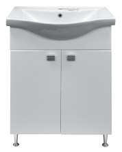 Loranto Тумба напольная с раковиной София 60 60х82 см, белая (CS00079242)