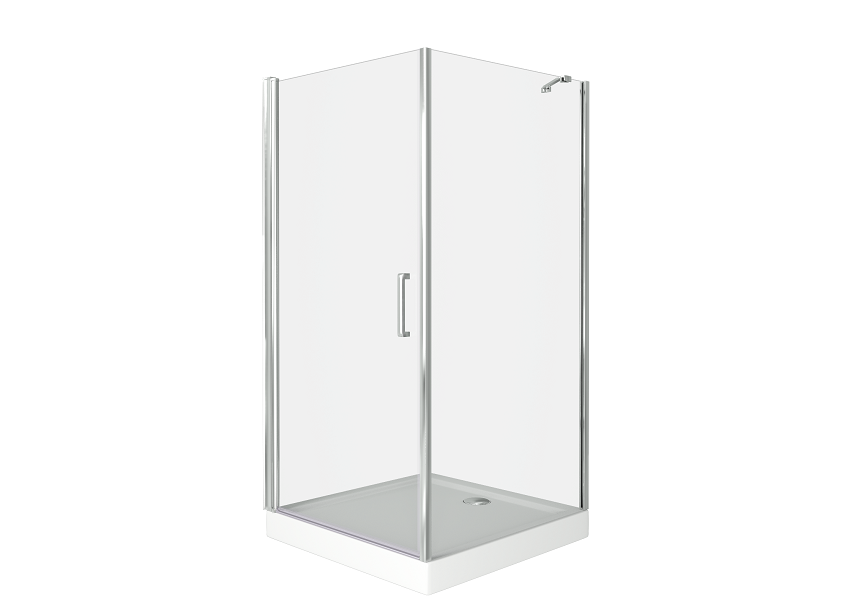 Приобрести ограждение душевое bas pandora cr-100-c-ch 100х100 см