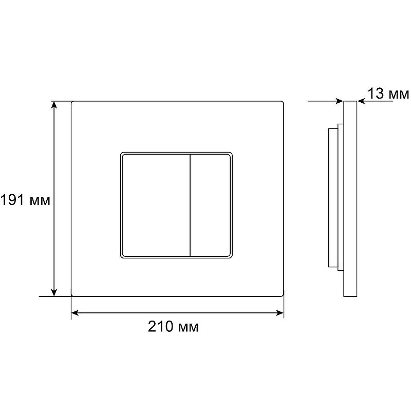 Приобрести grossman клавиша смыва pragma, хром глянцевый 800.t1.03.100.100