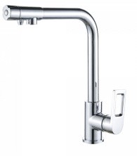 Смеситель для кухни ViEiR Kitchen 345 мм, с подключением к фильтру, хром V15008