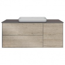 Тумба подвесная со столешницей Kerama Marazzi Plaza Modern 120 см PL.M.120.3\OAK.O, дуб орегон