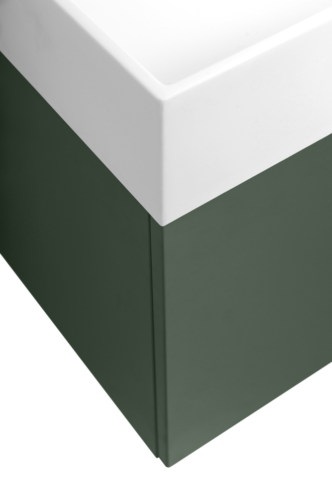 Приобрести cezares тумба подвесная с раковиной premium 70 см verde opaco, серая 55400