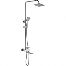 HAIBA Душевая система, прямоугольная d-260мм, хром HB2424