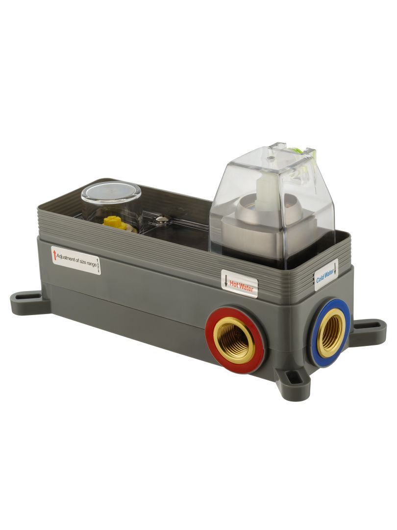 Приобрести смеситель для раковины встраиваемый wonzon & woghand flex, темный графит (ww-88869072-bgm)