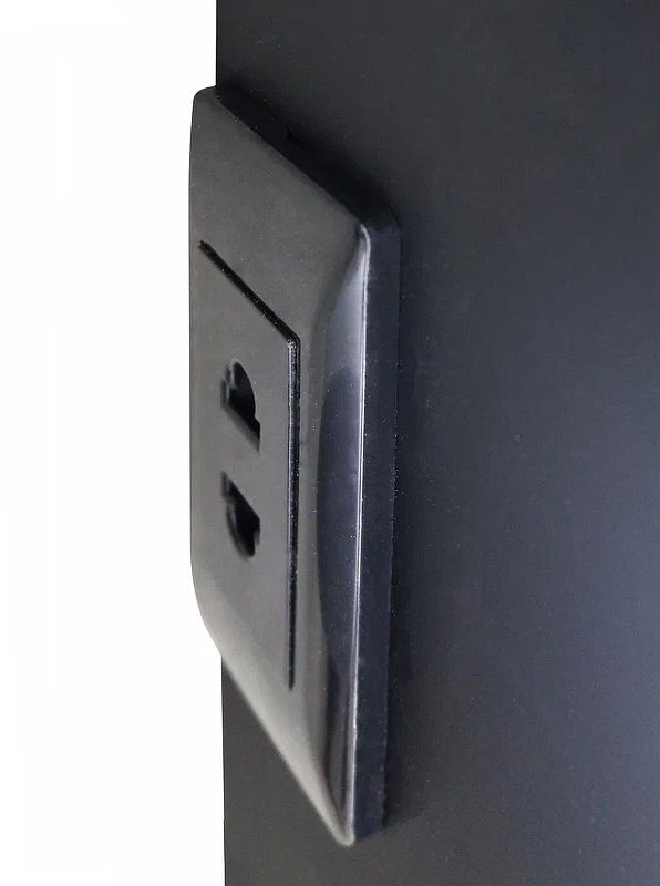 Приобрести continent зеркало шкаф с подсветкой elmage black 45х80 см, сенсорный включатель, черное