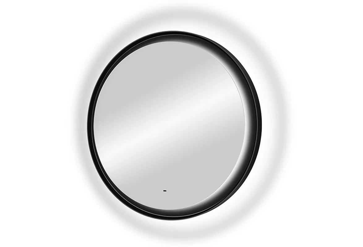 Приобрести continent зеркало с подсветкой planet black 100х100 см, черное