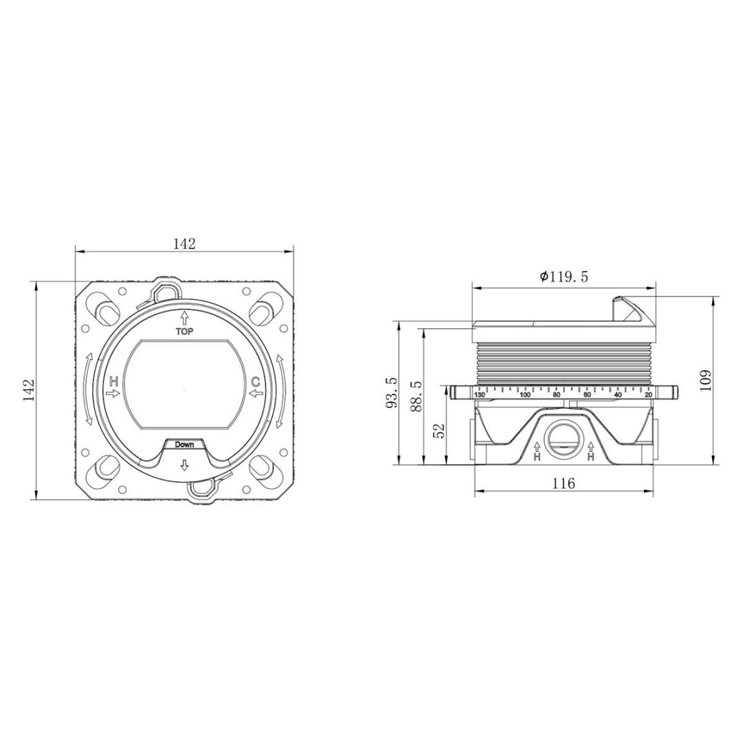 Приобрести vincea встраиваемая душевая система inspire, черная матовая vsfw-3i22mt2rmb