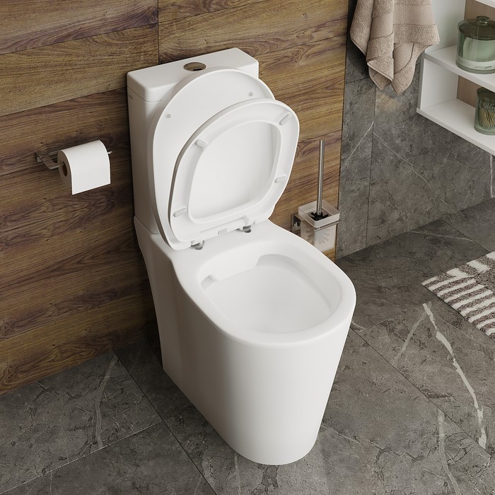 Приобрести iddis напольный унитаз-компакт calipso rimless, безободковый, крышка быстросъемная с микролифтом calrdsei24