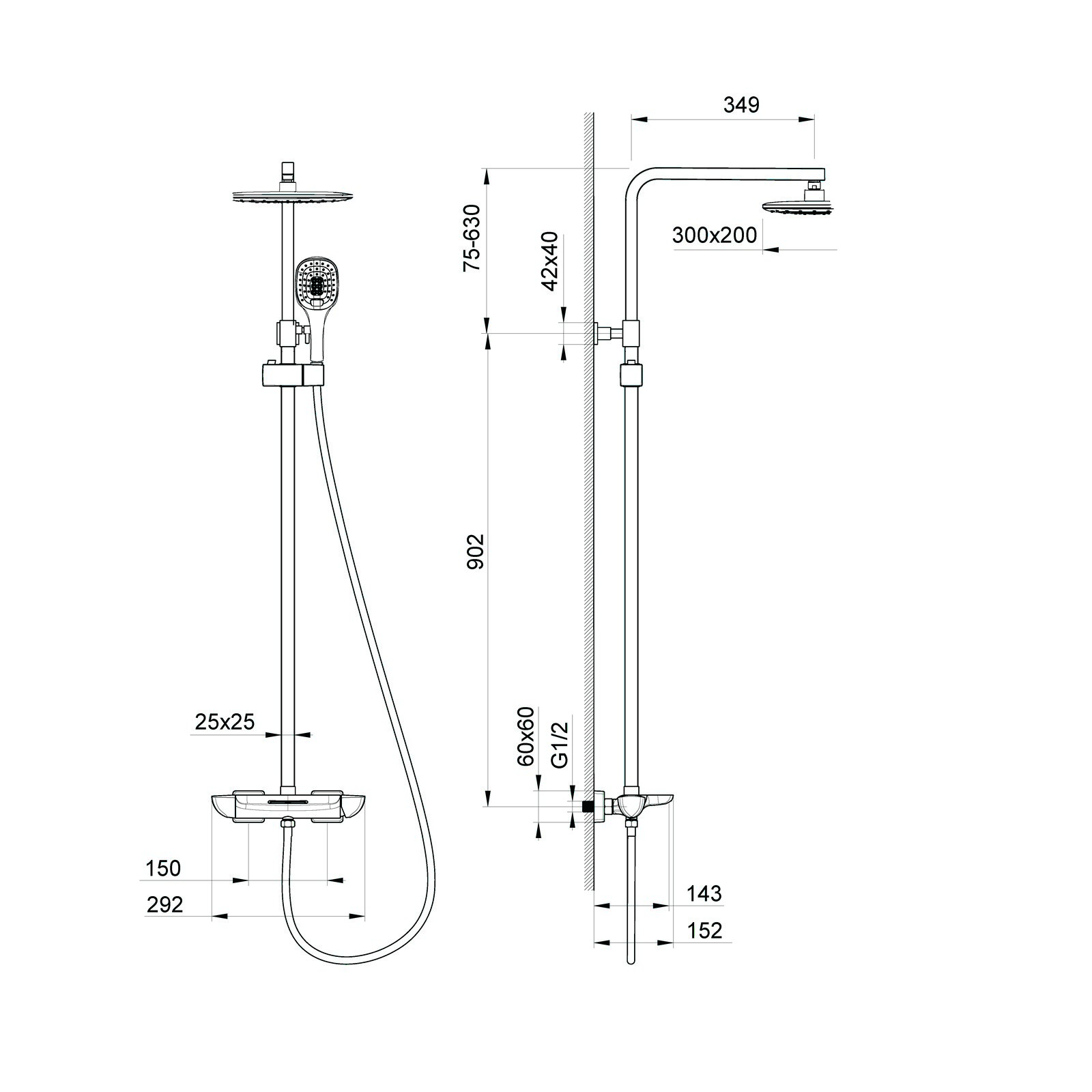 Приобрести душевая система timo helmi sx-1170/03 черный