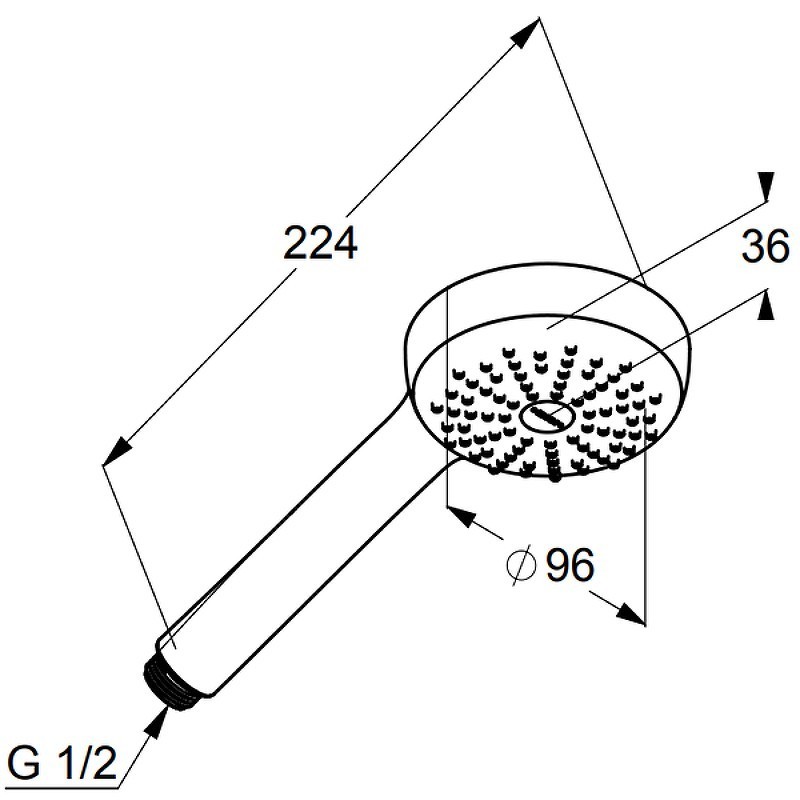 Приобрести kludi logo душевая лейка 1s dn15, арт. 6810005-00