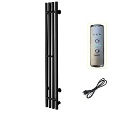 Тругор Электрический полотенцесушитель Вектор П4 150х1200 мм, Пэк сп , черный 00-00043622, чёрный