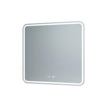 Mirsant Зеркало Harmony 70х70 см, с подсветкой, подогревом и часами УТ000093175