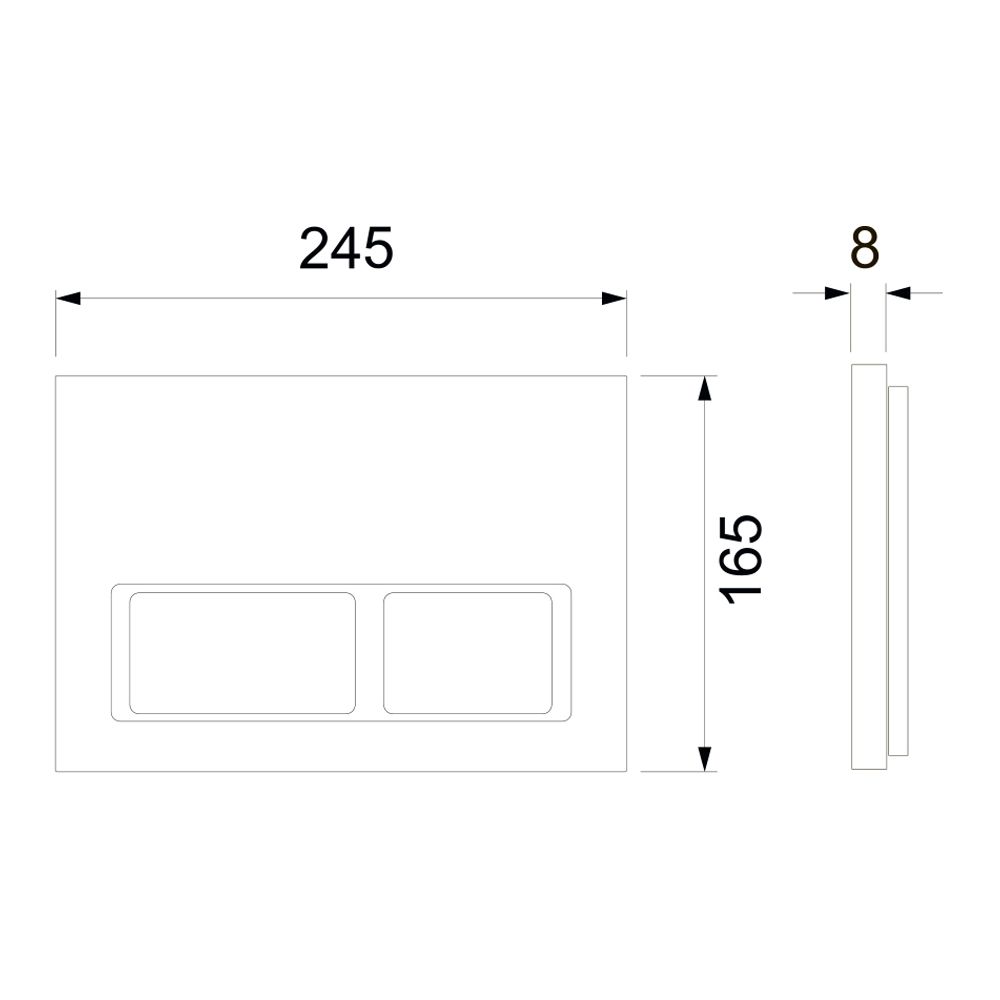 Приобрести tece кнопка смыва spring v для инсталляции, хром глянцевый 9940201