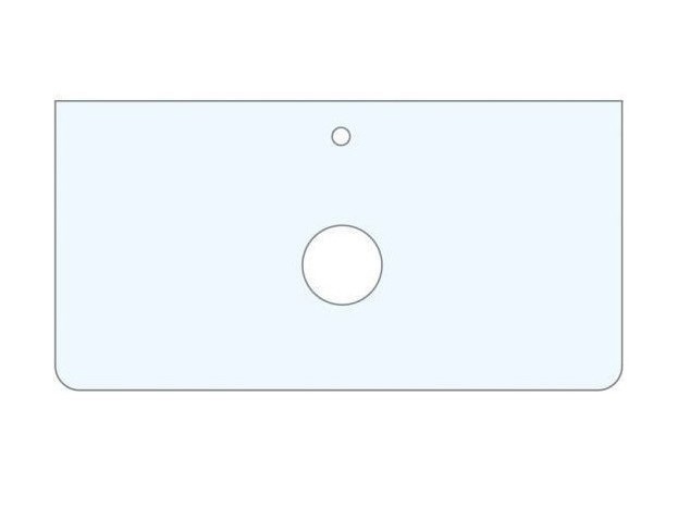 Приобрести mirsant столешница blanco 100 см, белая ут000051575