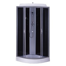 Loranto Душевая кабина 80х80х215, поддон 13 см (CS-6681G)