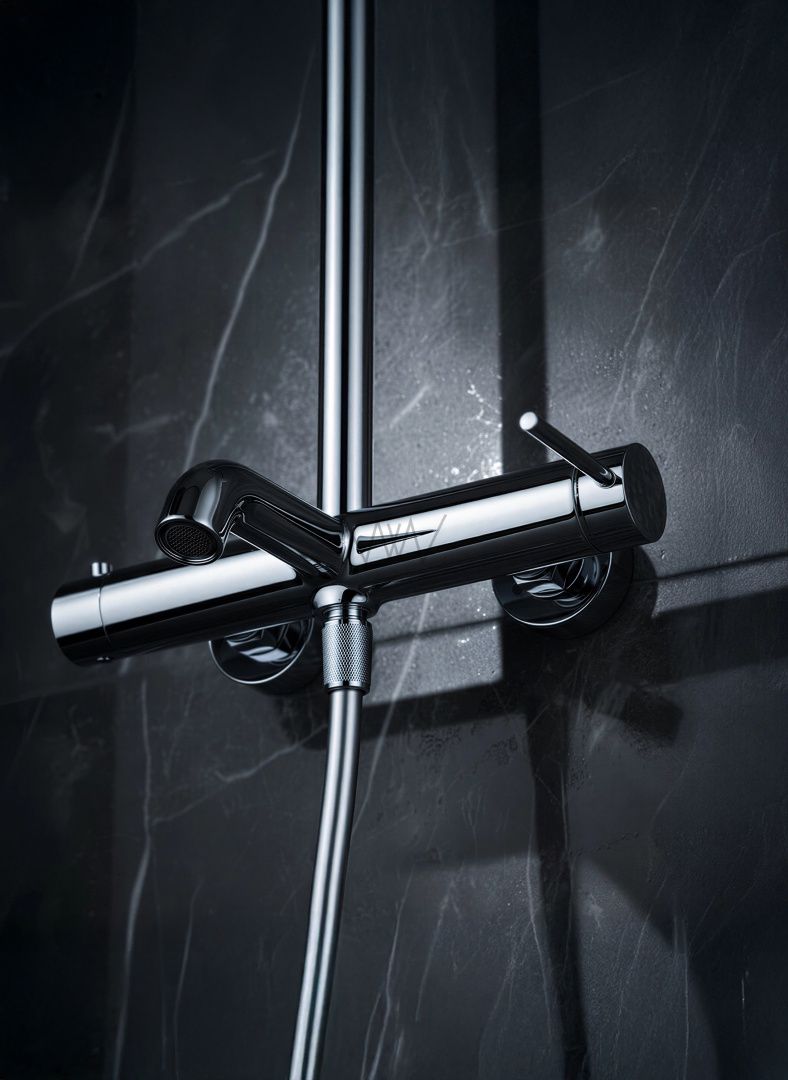 Приобрести душевая система wonzon & woghand stick, хром (ww-88739017-cr)
