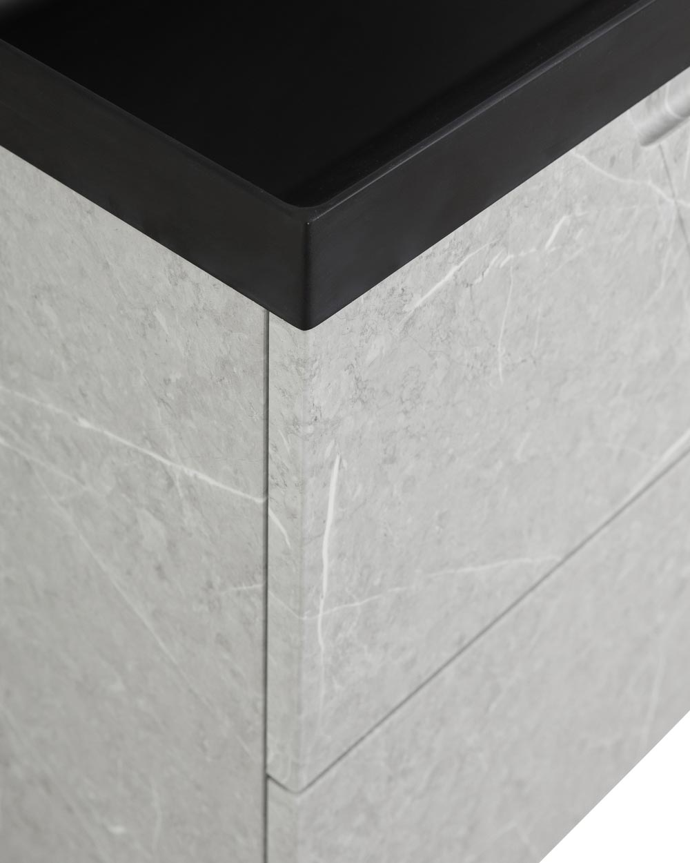 Приобрести belbagno тумба с раковиной vittoria 100 см, подвесная toros bianco, чёрная раковина