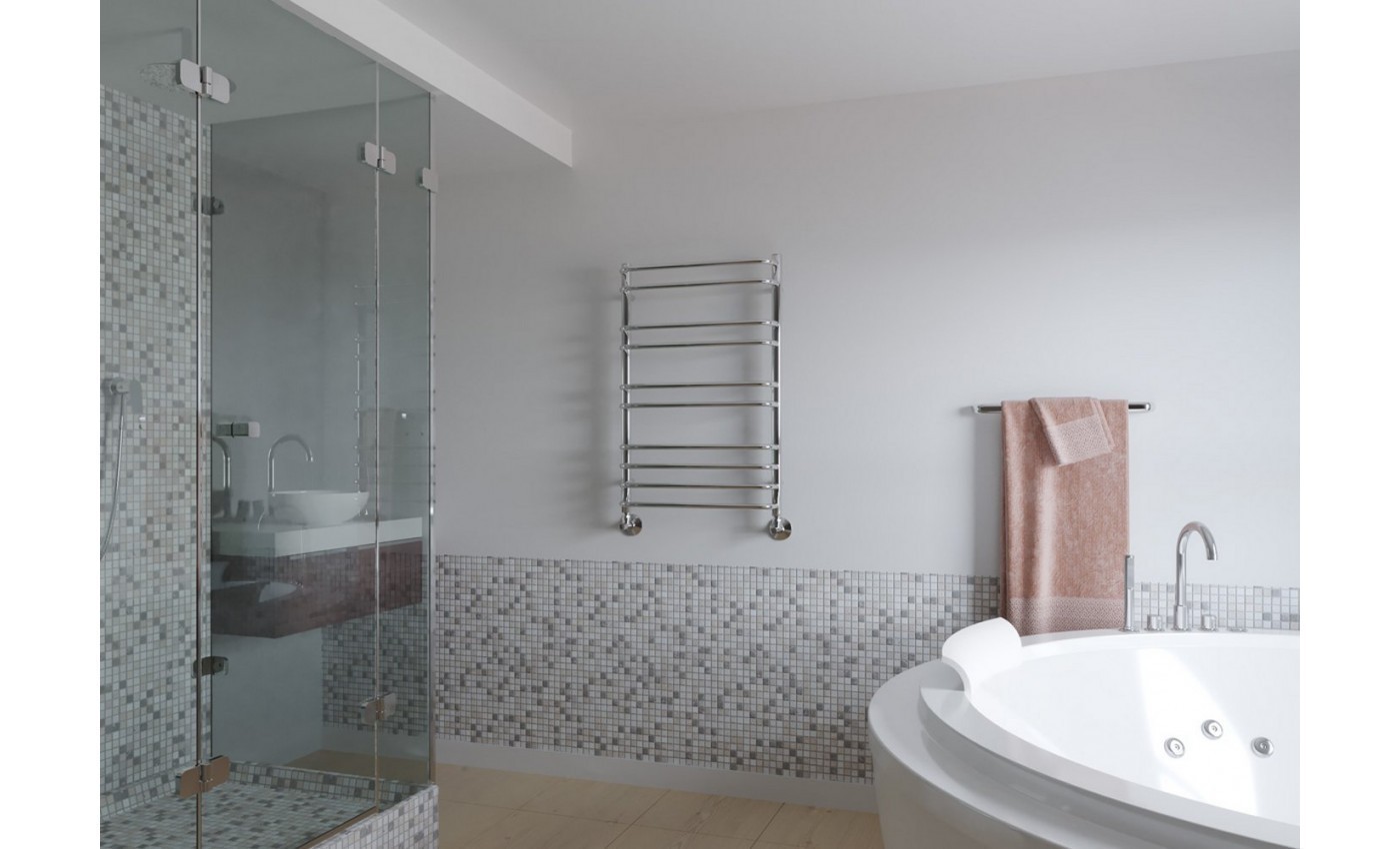 Приобрести lemark полотенцесушитель luna п10 500x800 мм водяной, хром lm41810