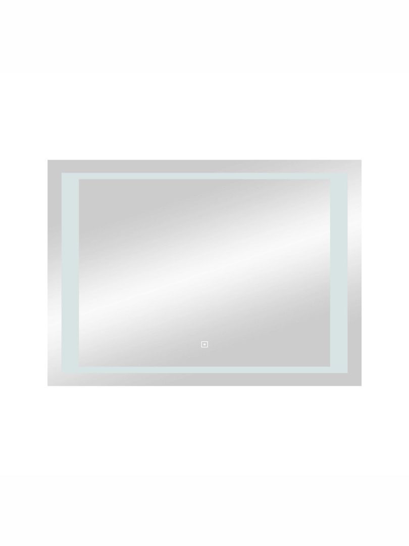 Приобрести continent зеркало с подсветкой quattro 80х60 см, сенсорный включатель, белое