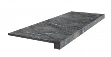 Ступень Coliseumgres Uffizi Floor Project Black 33х90см, черная, фронтальная